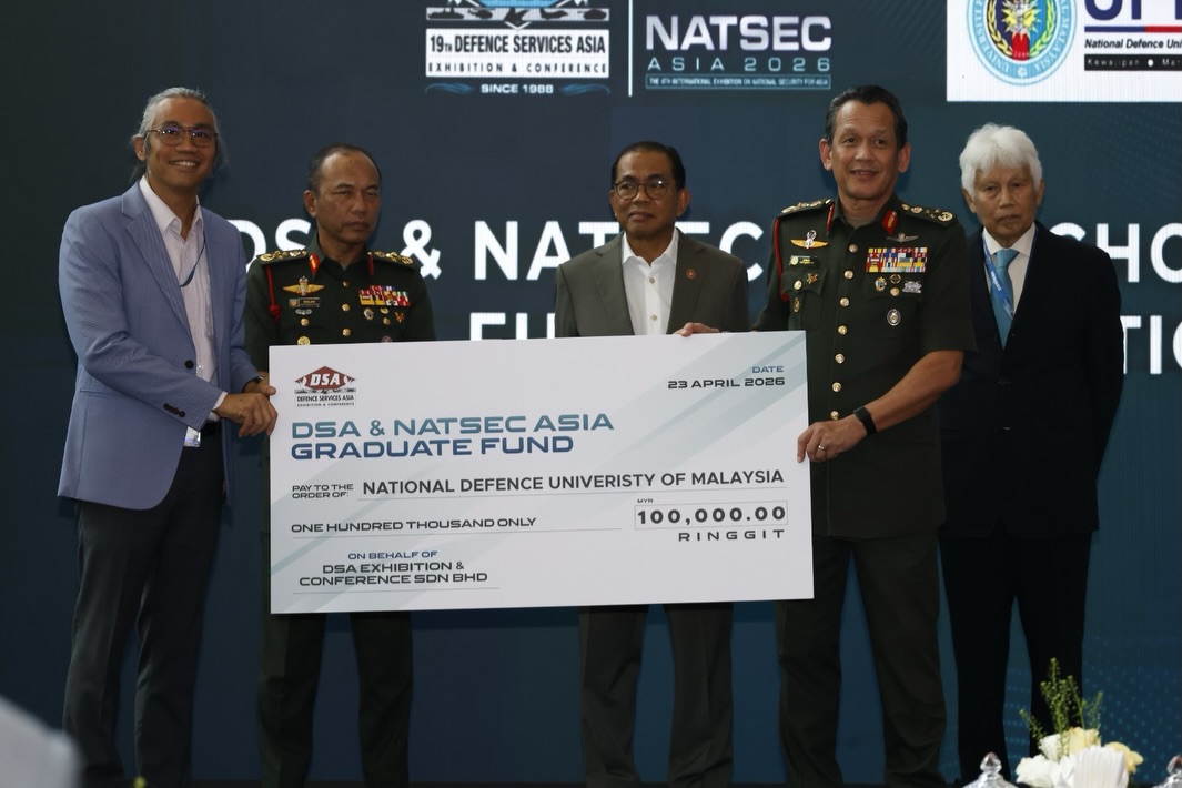 DSA Contributes RM100,000 in Scholarship Funds to UPNM to Support Children of MAF and RMP Personnel